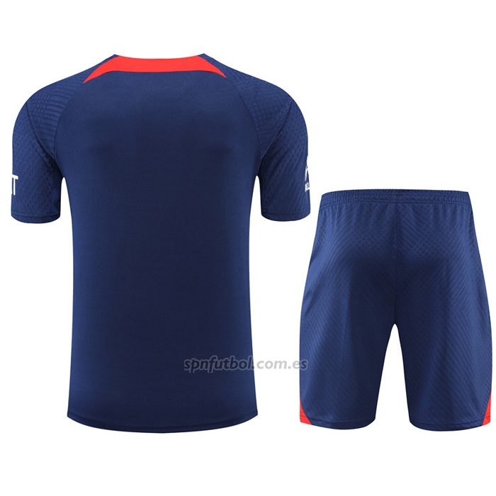 Chandal del Paris Saint-Germain Manga Corta 2022-2023 Azul Oscuro - Pantalon Corto